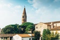 Belltower Duomo Santo Stefano in Caorle Italy Royalty Free Stock Photo