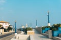 Belltower Duomo Santo Stefano in Caorle Italy Royalty Free Stock Photo