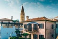 Belltower Duomo Santo Stefano in Caorle Italy Royalty Free Stock Photo