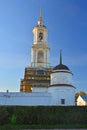 Belltower of Eufrosinia Suzdalskaya in Rizopolozhensky convent in Suzdal, Russia Royalty Free Stock Photo