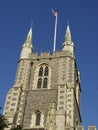 Belltower of The Minster Church of St John Baptist at Croydon,Surrey,UK
