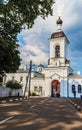 Belltower of a monastery of Sacred Efrosinya. Polotsk. Royalty Free Stock Photo
