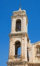 Belltower Purgatory Church. Palo del Colle. Apulia.