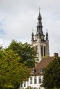 Belltower & x28;belfry& x29; of Kortrijk Royalty Free Stock Photo