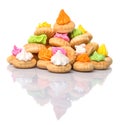 Belly Button Iced Gem Biscuits XIII Royalty Free Stock Photo