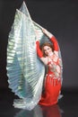 Belly Dancer in Red Royalty Free Stock Photo