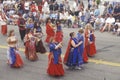 Belly Dancers Marching in July 4th Parade, Cayucos, California