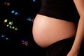 Belly of pregnant woman Royalty Free Stock Photo