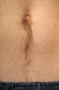Bellybutton with hair