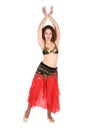 Bellydance with hands up