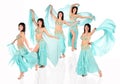 Bellydance harem collage Royalty Free Stock Photo