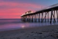 Belmar Pier at Sunrise in New Jersey Royalty Free Stock Photo