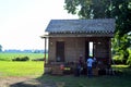 Belmont antebellum plantation sharecropper shack remodeling Royalty Free Stock Photo