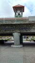 Belmont caltrain station Royalty Free Stock Photo