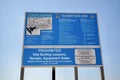 Belmont Kite Zone sign