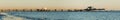 Belmont Shores Pier Long Beach Sunset Panoramic Royalty Free Stock Photo