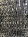 Belo Horizone, Minas Gerais, Brazil - March 28, 2019: Contemporary art - Ai Weiwei bycicles sculpture