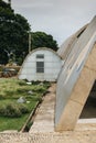 Modernist church of Sao Francisco de Assis in Belo Horizonte, Brazil Royalty Free Stock Photo