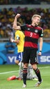 Germany and Brazil team during the 2014 World Cup Semi-finals Royalty Free Stock Photo