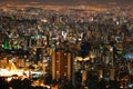 Belo Horizonte by night. Royalty Free Stock Photo