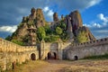 Belogradchik rocks Fortress, Bulgaria Royalty Free Stock Photo