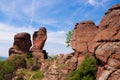 Belogradchik's rocks Royalty Free Stock Photo
