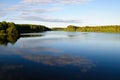 Belorussian azure lake Royalty Free Stock Photo