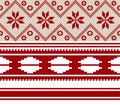 Belorussian national ornament two Royalty Free Stock Photo