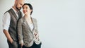 Beloved couple family look casual elegance fashion Royalty Free Stock Photo