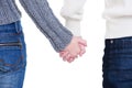 Beloved couple holding hands