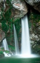 Below the Holy Cave of Covadonga