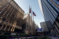 Below view on skyscrapers in New York