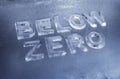 Below Zero