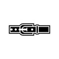 belt, clothing fashion icon. Element of clothes for mobile concept and web apps icon. Glyph, flat icon for website design and