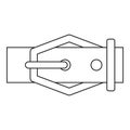 Belt icon, outline style Royalty Free Stock Photo