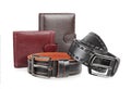 Belt, purse, belt, isolated on white background Royalty Free Stock Photo