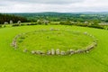 Beltany stone circle, an impressive Bronze Age ritual site located to the south of Raphoe town, County Donegal, Ireland Royalty Free Stock Photo