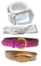 Belts - female accessories Royalty Free Stock Photo