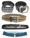 Belts - female accessories Royalty Free Stock Photo