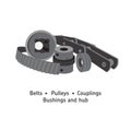 Belts Pulleys Couplings Bushings and Hub