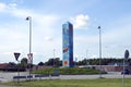 Beltway to cars in the Birk-Herning,Denmark