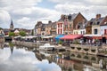 Belu embankment in Amiens, France