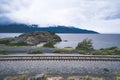 Beluga Point is a scenic turnout along the Turnagain Arm in Alaska
