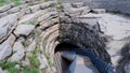 Belum Caves entrance, Kolimigundla, Andhra Pradesh, India. Royalty Free Stock Photo