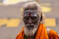 Sadhu at Chennakeshava Temple in Belur Karnataka India