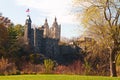 Belvedere Castle at Central Park during Autumn Royalty Free Stock Photo