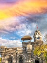 Belvedere Castle in foliage season, Central Park, New York City Royalty Free Stock Photo