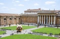 Belvedere Courtyard at the Vatican Royalty Free Stock Photo