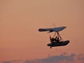 Windmill with sunset engine