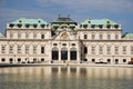 Belvedere Palace of Vienna Royalty Free Stock Photo